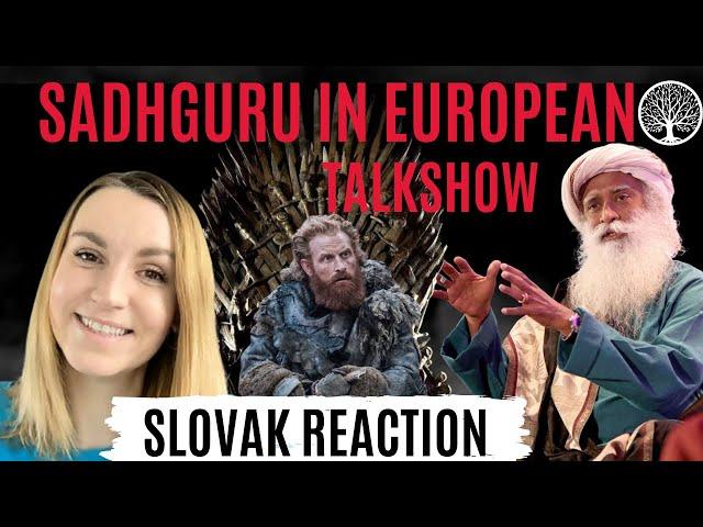 Sadhguru response to a foreign anchor - Speechless? | Slovak reaction