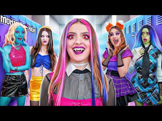 Вампирша Стала Королевой Monster High! История Любви в Школе Монстров