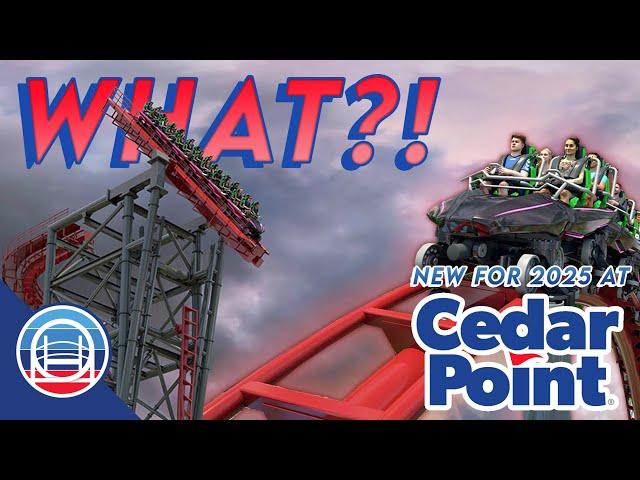 NEW TILT COASTER at Cedar Point for 2025! | Siren's Curse Announcement First Reaction!