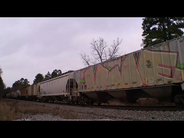 Good day railfanning Jesup, GA with NS engines leading backwards to Brunswick. 12/16/21