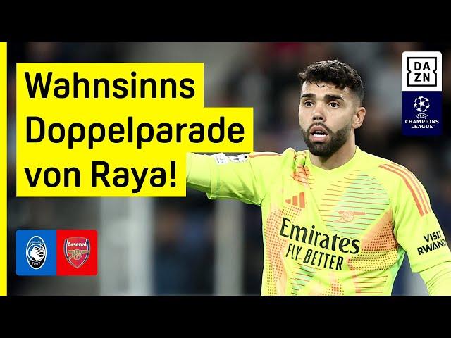 Keeper Raya zaubert auf der Linie: Atalanta Bergamo - FC Arsenal | UEFA Champions League | DAZN