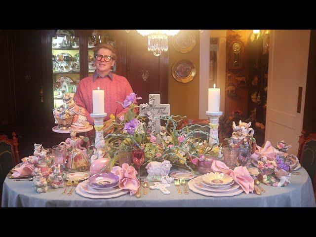 Easter Tablescape - Easter Table Setting