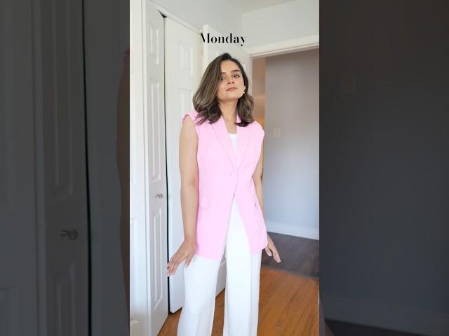 Office Fits Monday to Friday ft. MOTF #ad #ootd #capsulewardrobe