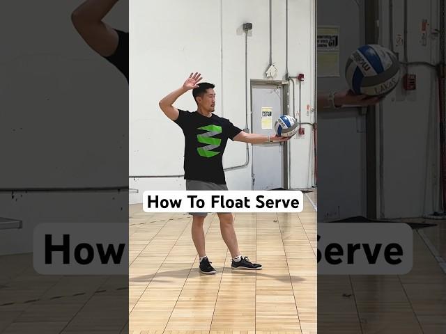 Learn the Overhand Float Serve technique step by step! #volleyballcoach #volleyballtraining