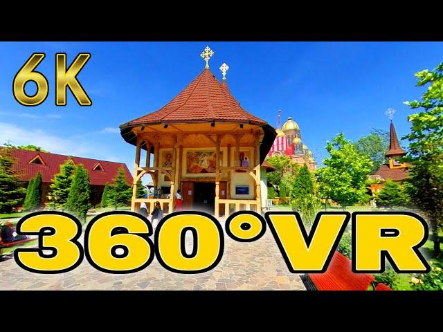 360° VR Parliament Holy Church Bucharest Vacation Romania Holiday 6K 3D Virtual Travel Reality HD 4K