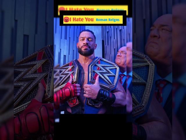 This Time Roman Reigns Biggest overrated Wrestler in WWE History  #viral