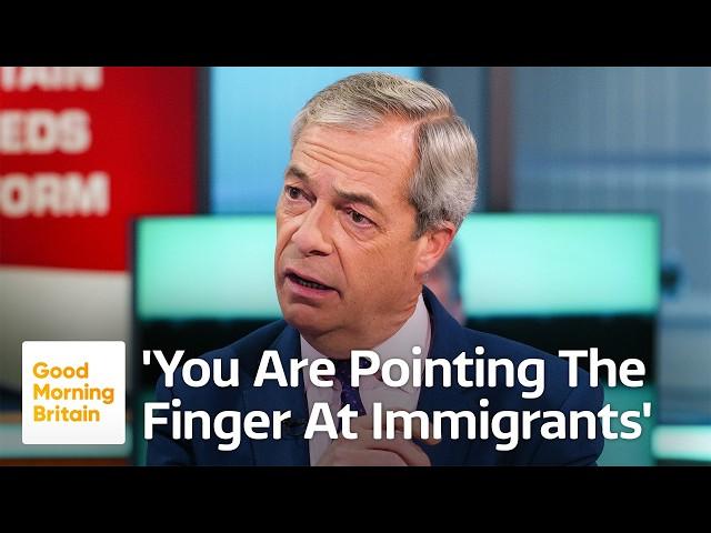 Nigel Farage is Challenged Over His 'Irresponsible' Comments on the Southport Attack