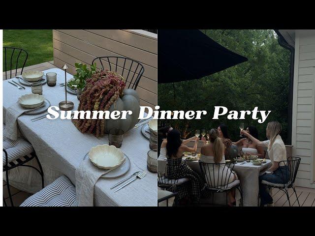 Dinner Party | Intimate Summer Al Fresco Dinner