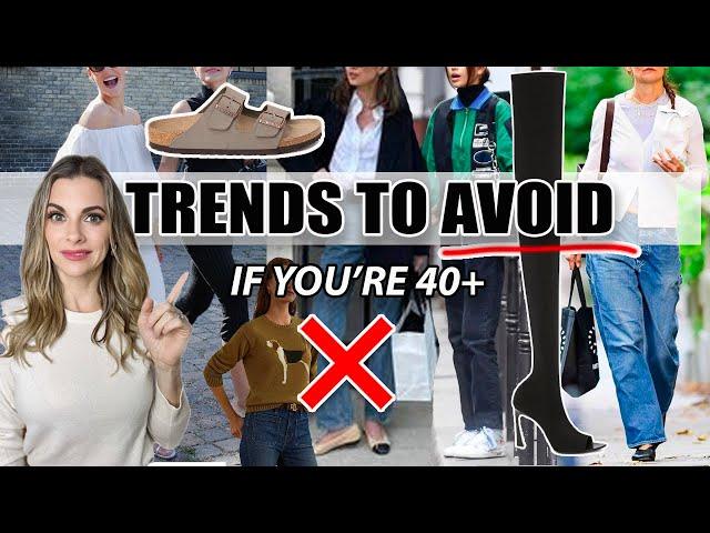 Over 40? Rethink wearing these 2025 Fashion Trends!