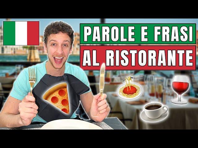 VOCABOLARIO ITALIANO: Parole E Frasi Da Usare Al Ristorante (Sub ITA) | Imparare l’Italiano