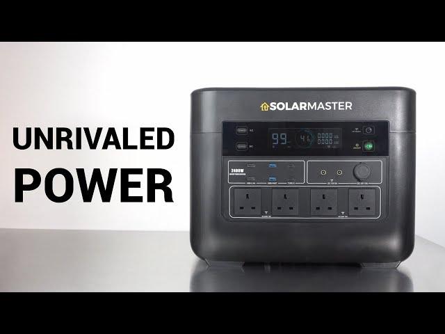 Solar Master GEN-2400 'Atlas': The Ultimate Portable Power Station