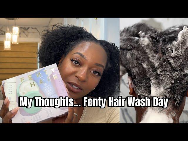 Full Wash Day Routine | Rate The New Fenty Hair Products With Me