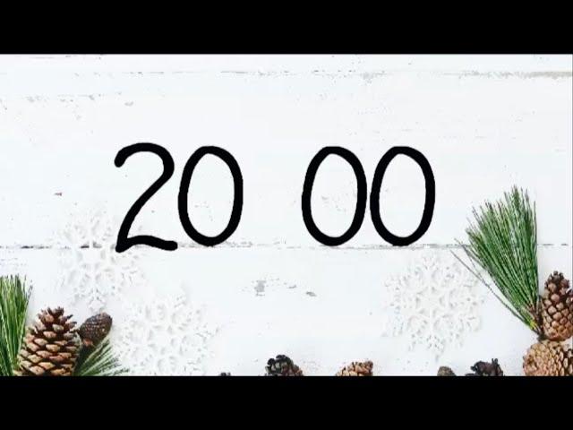 20 Minute Winter ️ Countdown Timer With Calming Music 