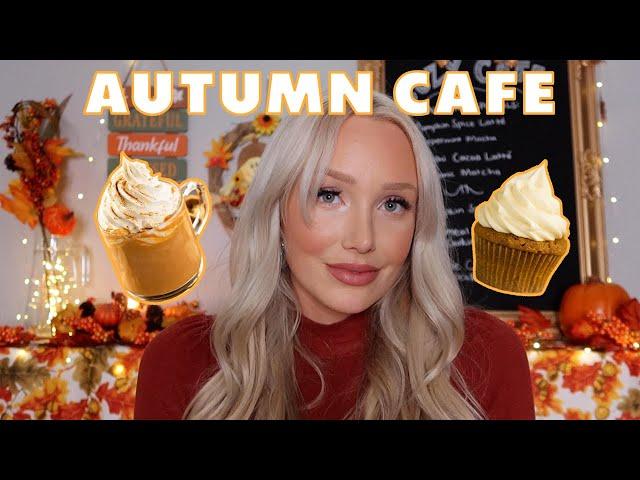 ASMR Cozy Autumn Cafe! ️ // GwenGwiz