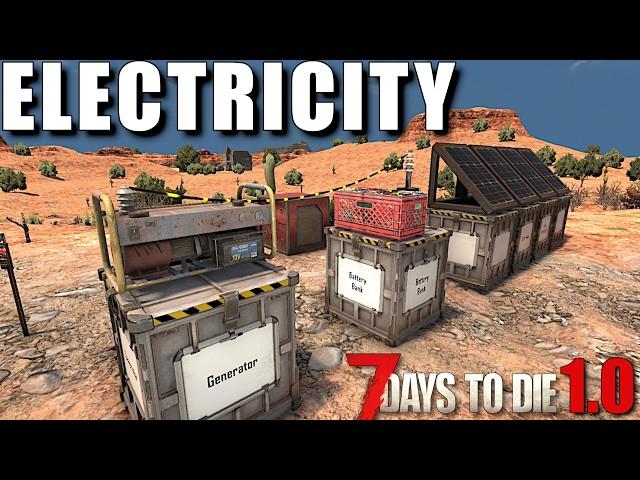 Electricity For Beginners - 7 Days To Die 1.0 (PC & Console)