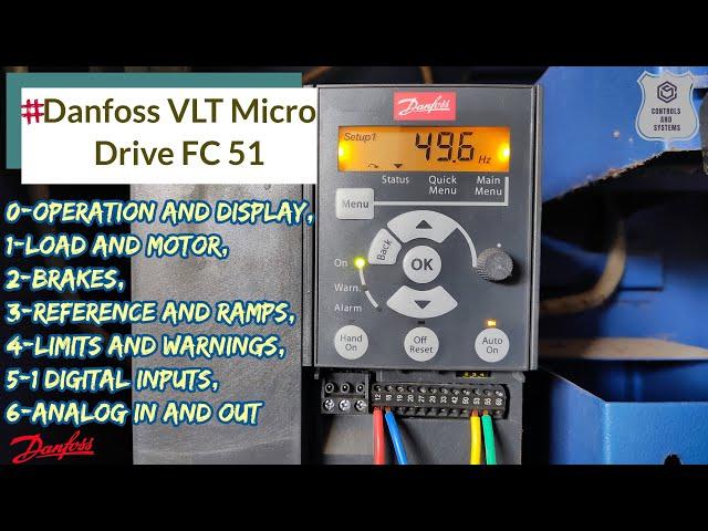 #Danfoss VLT Micro Drive FC-51 Parameter Settings