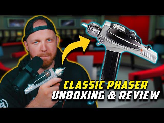 CLASSIC PHASER | Unboxing & Review | Playmates Classic Phaser