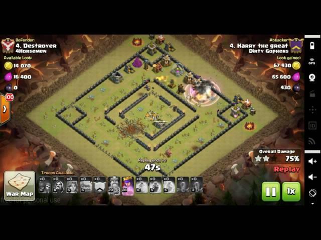 Great war versus 4horseman great clan