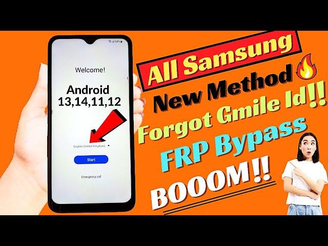 "New Method 2024" Samsung All Model Frp Bypass Android 11/12/13/14 | Gmail Account Remove Without Pc