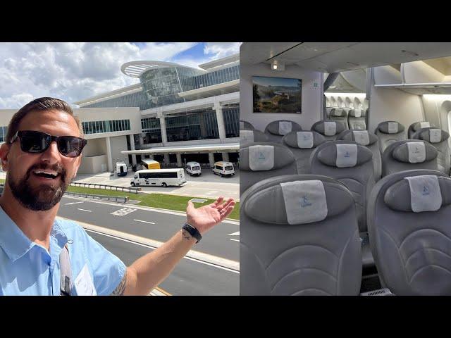 Touring Orlando International Airport MCO New Terminal C & NORSE Dreamliner! | Restaurants & Food