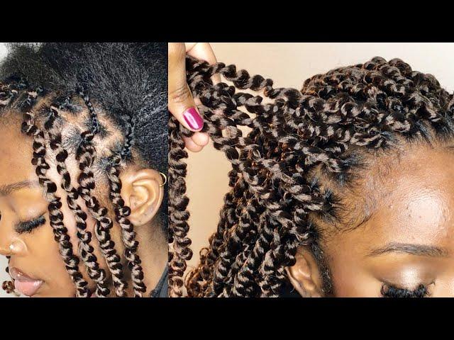 How to: Individual crochet illusion for short passion twist. Looks natural from the scalp | Leonyeri