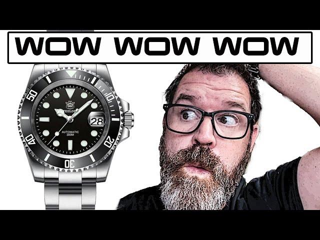 This $100 Rolex Sub homage is Shockingly good except for the bracelet... Steeldive 1953