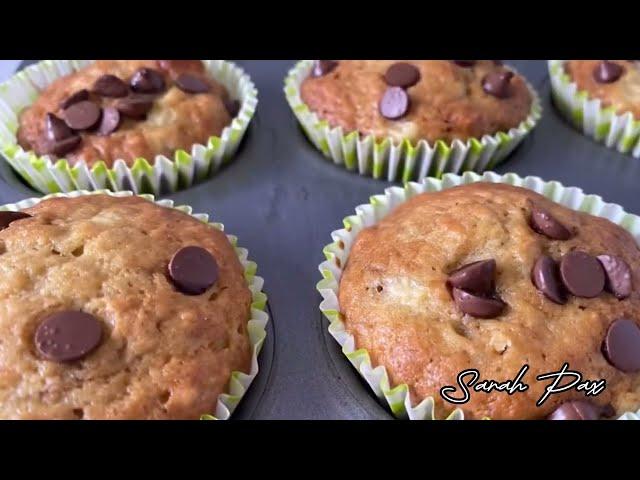 HOW TO MAKE BANANA CUPCAKES/ Sarah Pax Channel