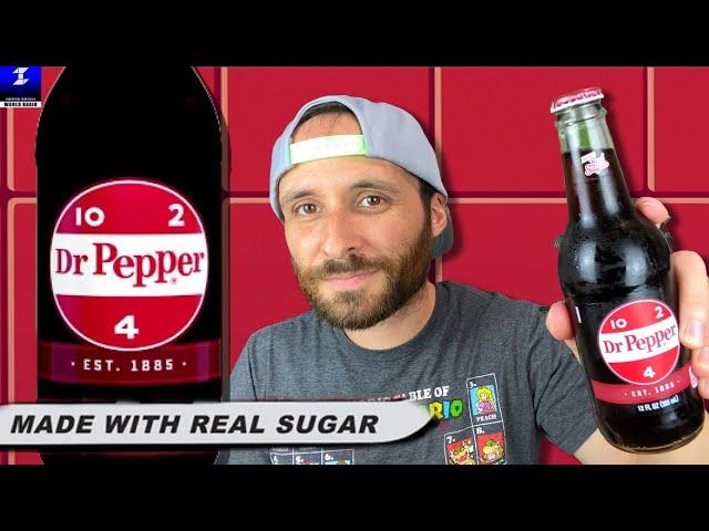 Dr. Pepper Made With Real Sugar Review | Better or Worse?