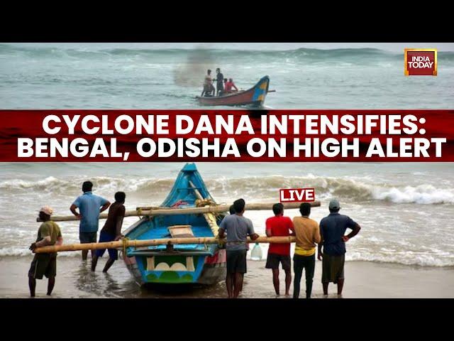 Cyclone Dana LIVE Updates: Dana Intensifies Into Cyclonic Storm, Over 150 Trains Cancelled