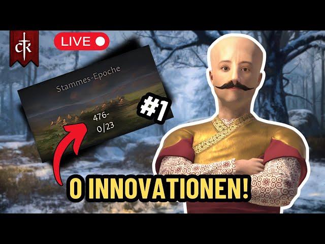 Ein sibirischer Hunne mit 0 Innovationen will ein GENIE werden! Ck 3 Challenge Live #1