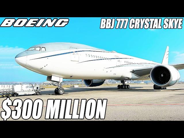 Inside The $300 Million Boeing BBJ 777 Crystal Skye