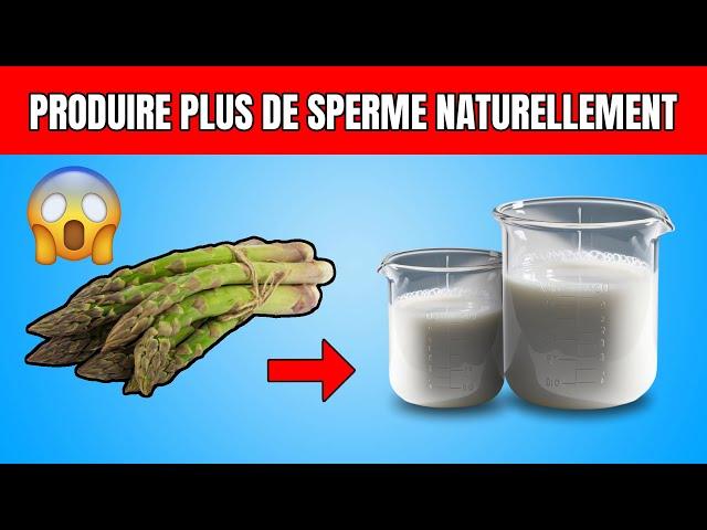 5 ALIMENTS qui produisent  BEAUCOUP DE SPERME chez les HOMMES