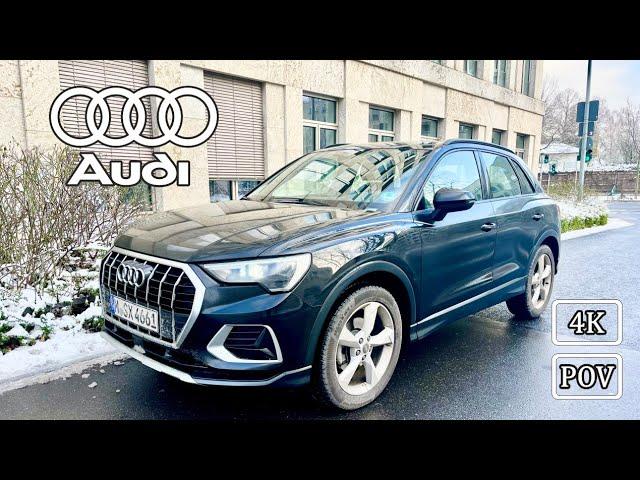 Audi Q3 full speed Autobahn Driving video