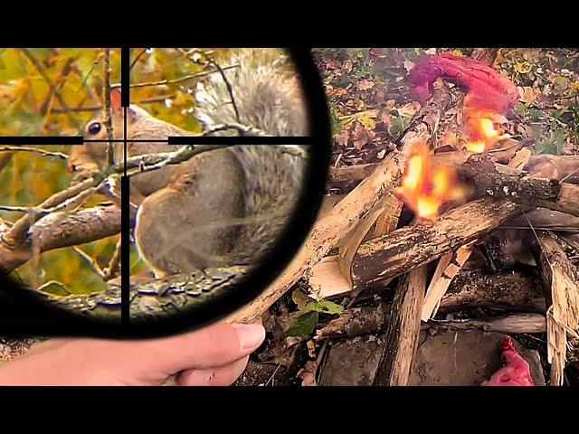 Gray and Black Squirrel Catch and Cook in the Appalachians