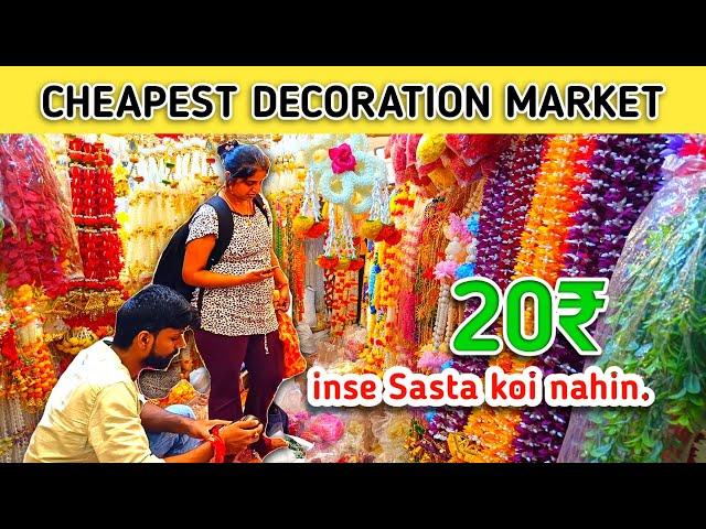 Latest Decoration Flowers Wholesale Market Mumbai | Artificial Flower Wholesale Market