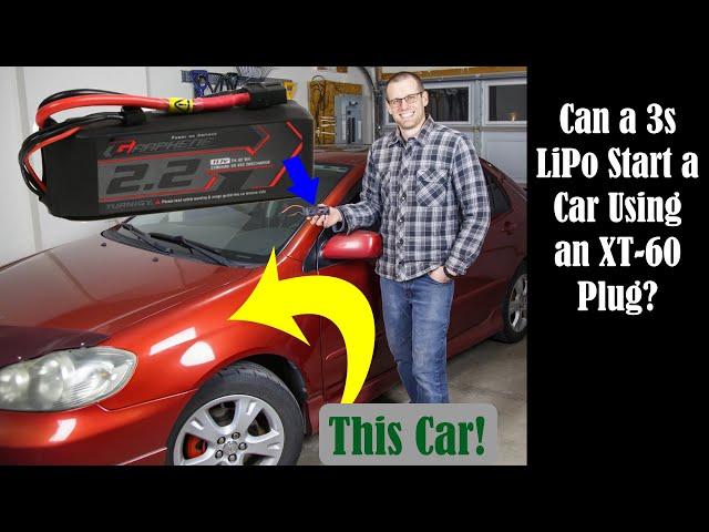 Can this TINY RC LiPo Battery Pack Start a Car?