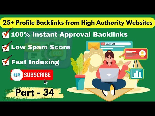 25+ Profile Backlinks from High Authority Websites | Profile Backlinks Site List 2024