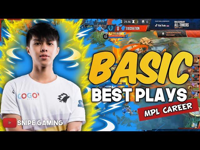 THE BEST PLAYS OF BASIC DURING HIS MPL CAREER