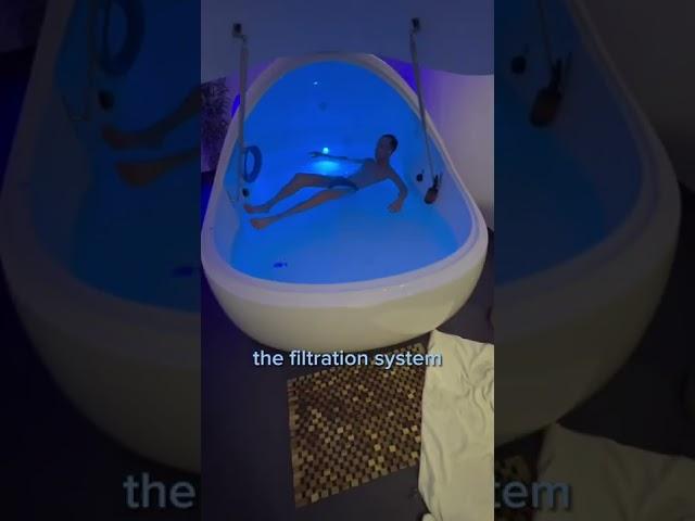 What happens if you fall asleep in a sensory deprivation tank? #shorts