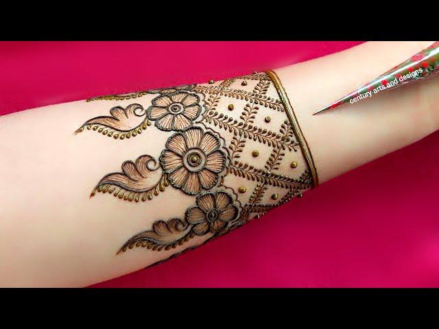 New easy full hand mehndi design | Front hand mehndi design | simple mehndi | mehandi design |Mehndi