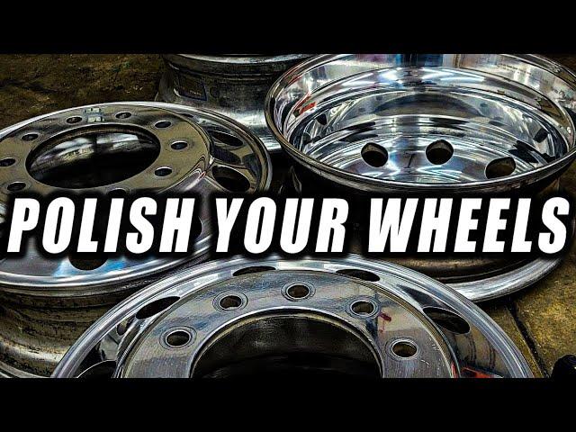 How to Polish and Buff Aluminum Wheels to a Mirror Finish!