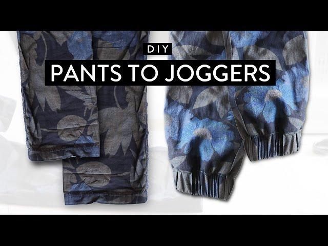 DIY: Pants to Joggers • Imdrewscott