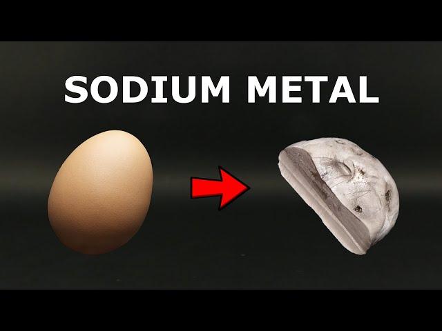 Turning Eggs & Baking Soda into Sodium Metal