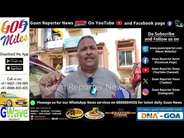 Goan Reporter: Social Worker Abdul Rahim Sheikh Highlights Poor Condition of PWD Office in Mapusa