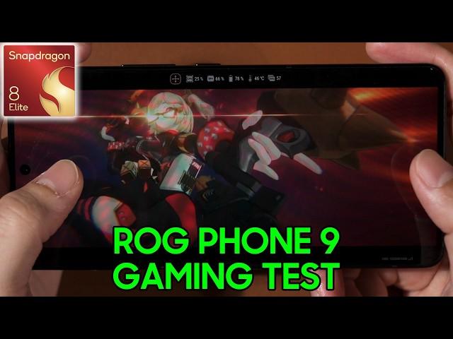 Gaming test - ROG Phone 9 with Snapdragon 8 Elite!