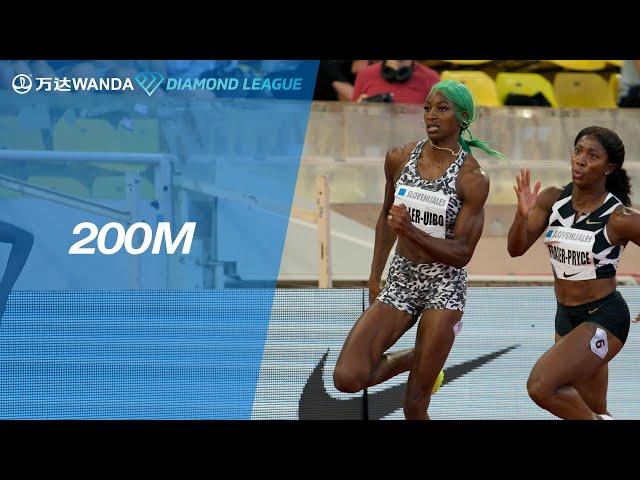 Shaunae Miller-Uibo beats a stacked field in the women's 200m in Monaco - Wanda Diamond League 2021