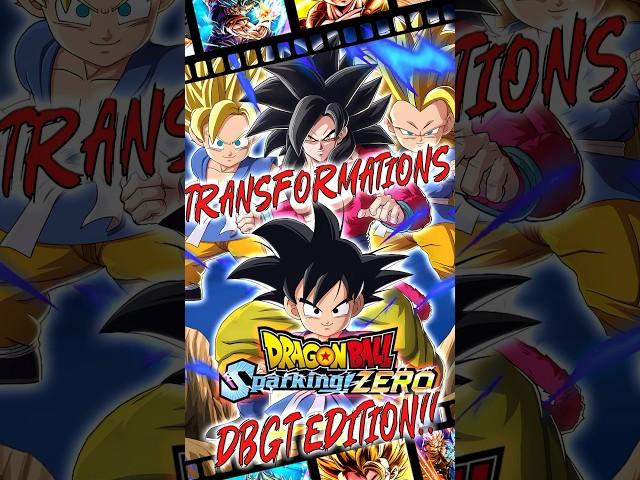 Rating EVERY Dragon Ball GT Goku Transformation in Sparking Zero