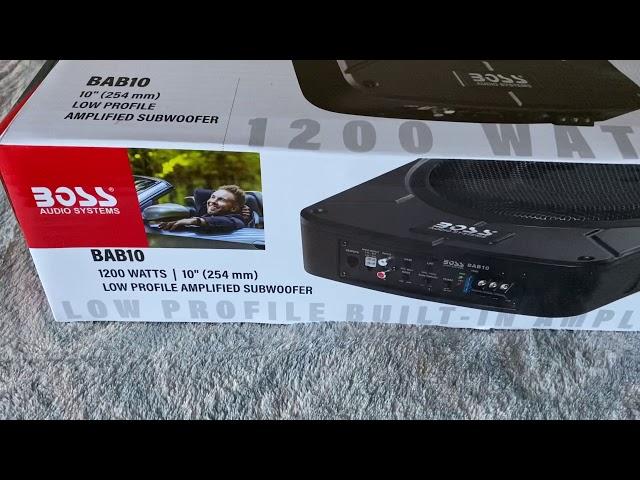 Review: BAB10 Boss Audio System Subwoofer