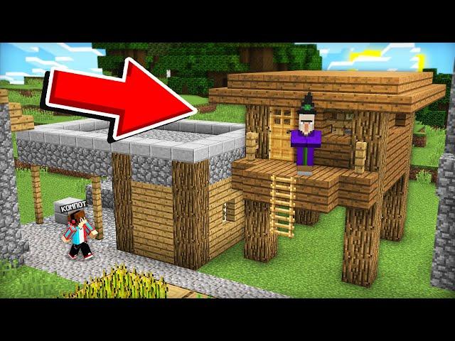 ВЕДЬМА ПЕРЕЕХАЛА ЖИТЬ В НАШУ ДЕРЕВНЮ В МАЙНКРАФТ | Компот Minecraft