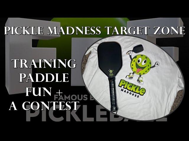 Pickle Madness Target Zone Training Pickleball Paddle Review AND Contest